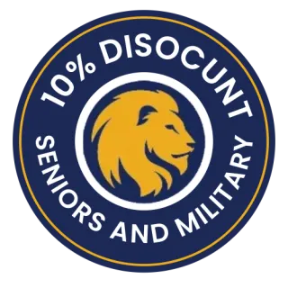 10% discount for seniors and military